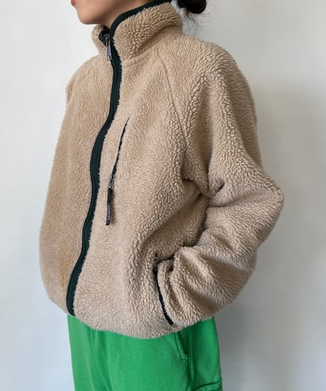 97s patagonia Retro Cardigan "natural / hunter green"