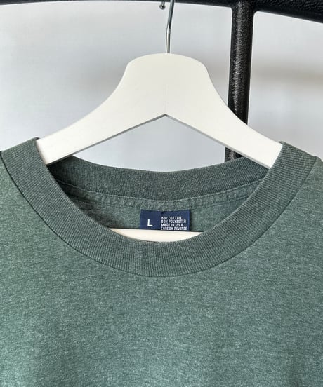 90s made in usa "HONORS" pocket s/s tee L