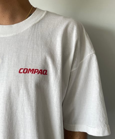 00s COMPAQ "Services @ click speed" s/s tee