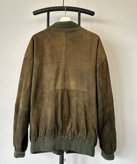 90s europe Suede Jacket