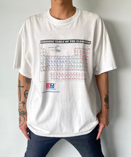 00s "Periodic Table of the Elements" s/s tee XL