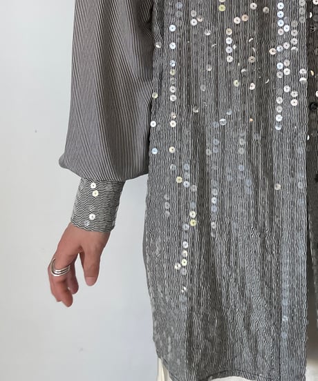 MADE IN ITALY sequins shirt