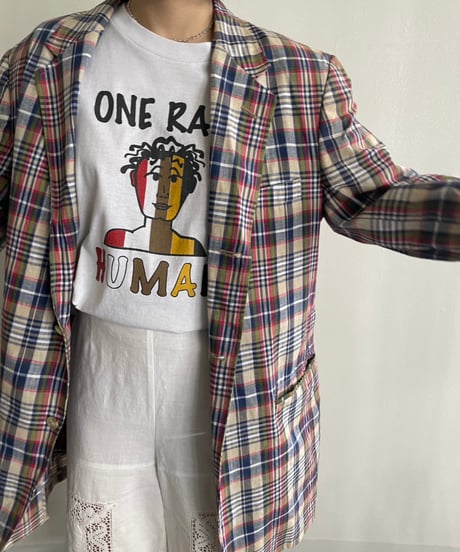 90s "ONE RACE HUMAN" T SHIRT