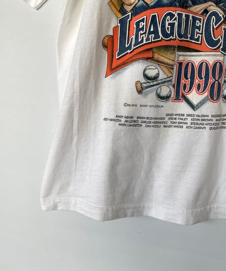 1998s "SANDIEGO LEAGUE CHAMPIONS" s/s tee L