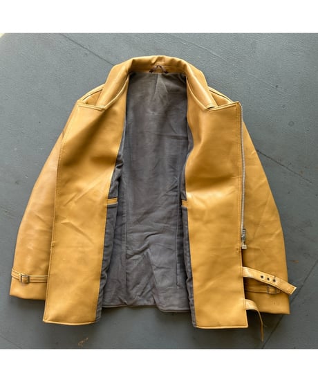 70s Camel Leather Jacket