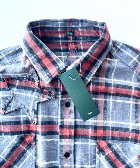 NAM "BELLOWS HEAVY FLANNEL SHIRT & PANTS" (GREY/STAR)