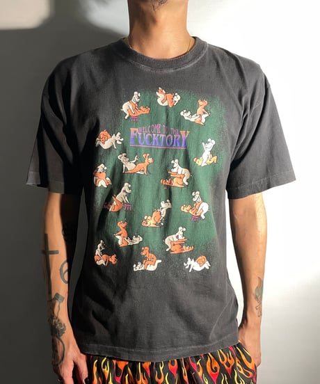 90s WELCOM TO THE FUCKTORY s/s tee XL
