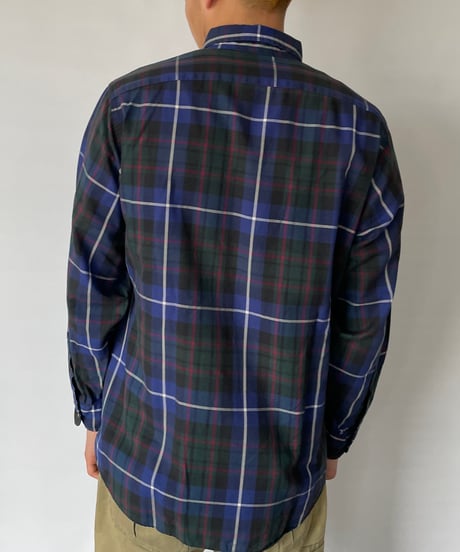 80-90s L.L.bean B/D check shirt M