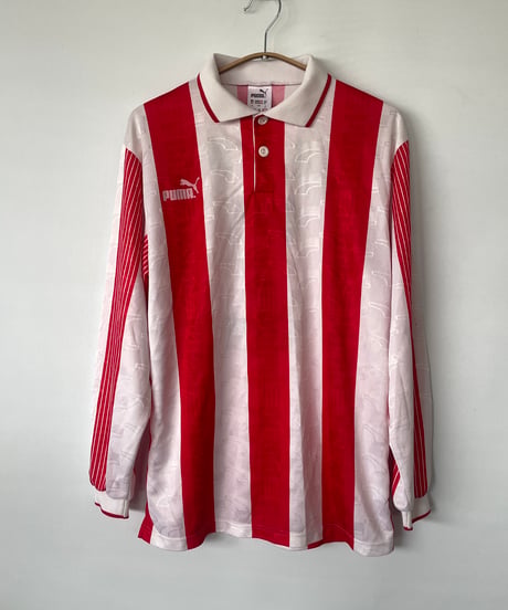 80-90s MADE IN UK PUMA L/S football shirt S
