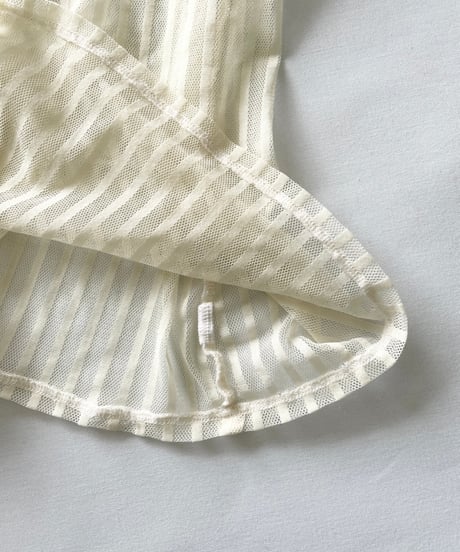 Stripe Mesh Camisole