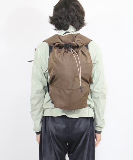 if space "City Hike Pack brown waterproof nylon fabric"