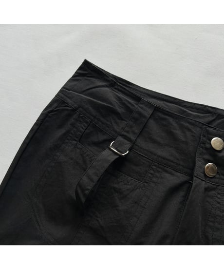 Europe Belted Hem Pants