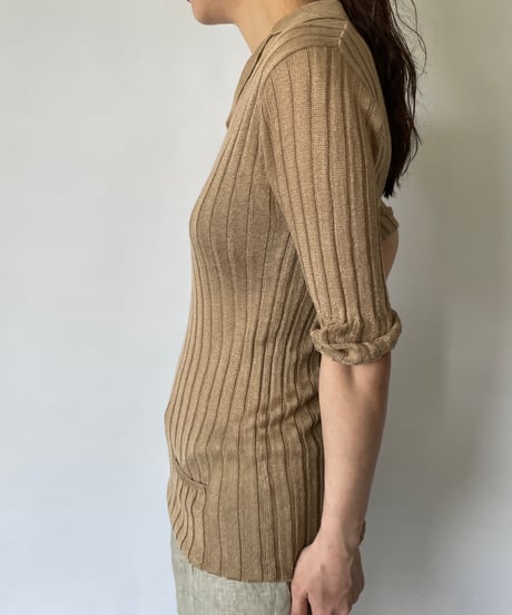 Summer knit polo