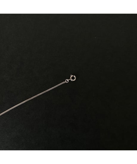Vintage Silver 925 tiny chain necklace design Curb ⑧