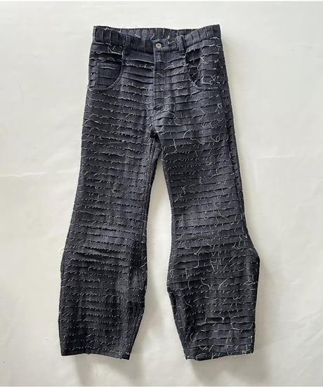 NAM "TRUMPET PANTS" (FRINGE DENIM)