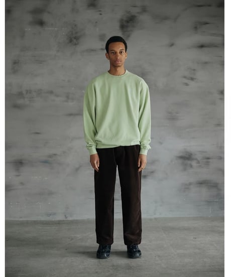 COMFORTABLE REASON "Brushed Lining Cords Slacks"