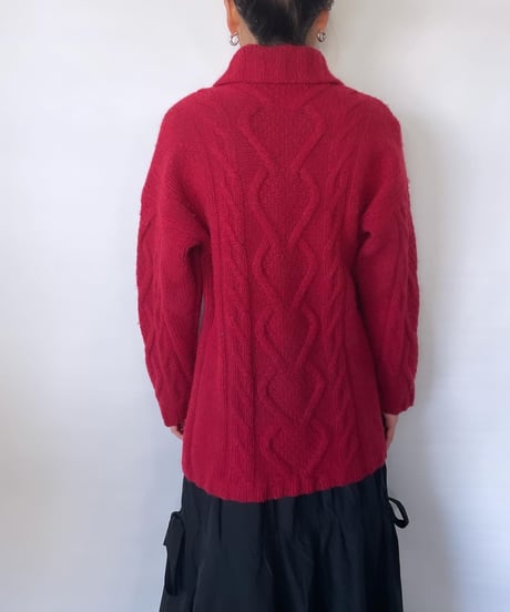 80-90s EUROPE aran knit