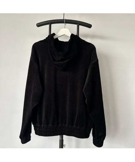 ANDER "VELOUR ZIP HOODIE"