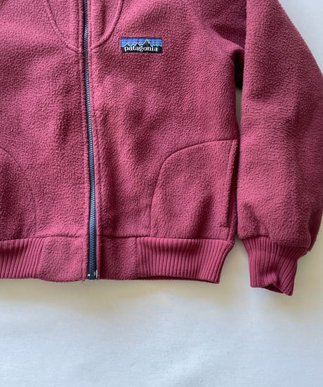 80s patagonia fleece / bordeaux