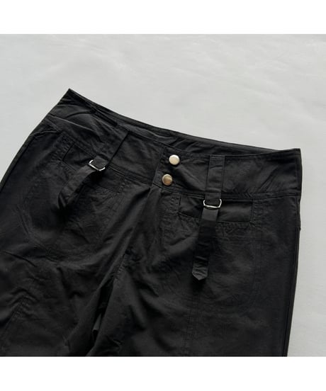 Europe Belted Hem Pants