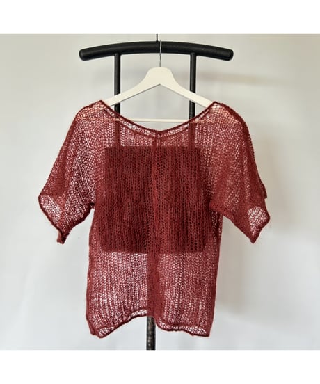 Net knit tops