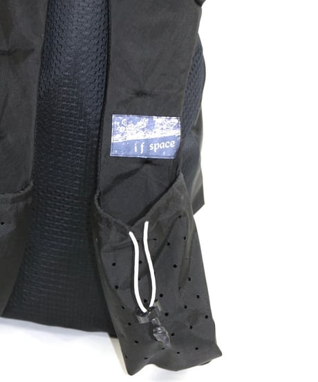 if space "City Hike Pack black waterproof nylon fabric"