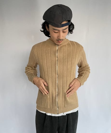 70-80s Europe zip knit