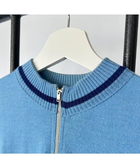 europe vintage knit cycle jacket