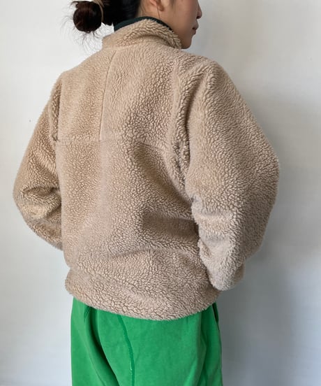 97s patagonia Retro Cardigan "natural / hunter green"