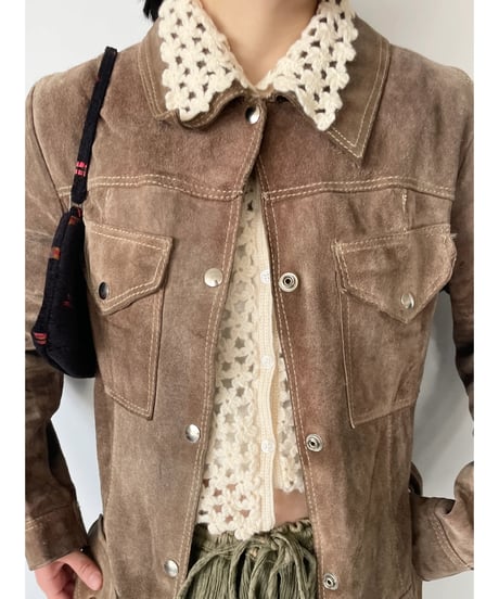 DEAD STOCK Flower Knit Cardigan