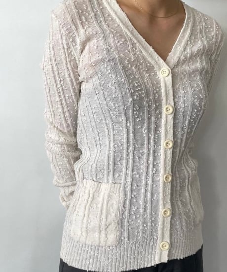 Europe Vintage V-Neck Cardigan