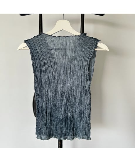 Pleats Tops Blue