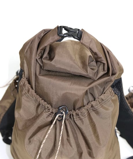 if space "City Hike Pack brown waterproof nylon fabric"