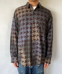 Houndstooth L/S shirt