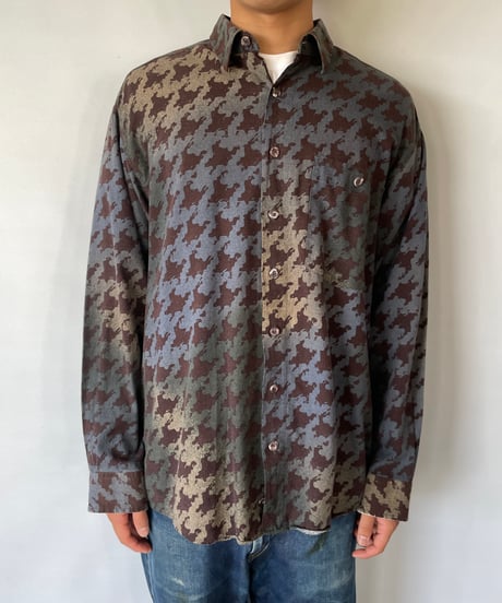 Houndstooth L/S shirt