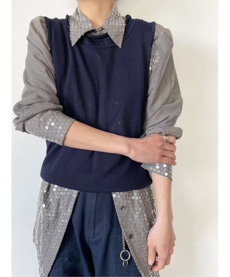 MADE IN ITALY sequins shirt