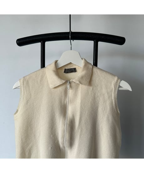 Merinowolle knit Zip Vest