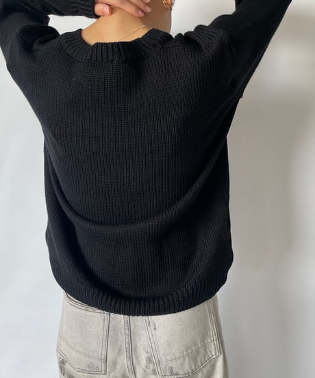 90s agnes b merino wool knit