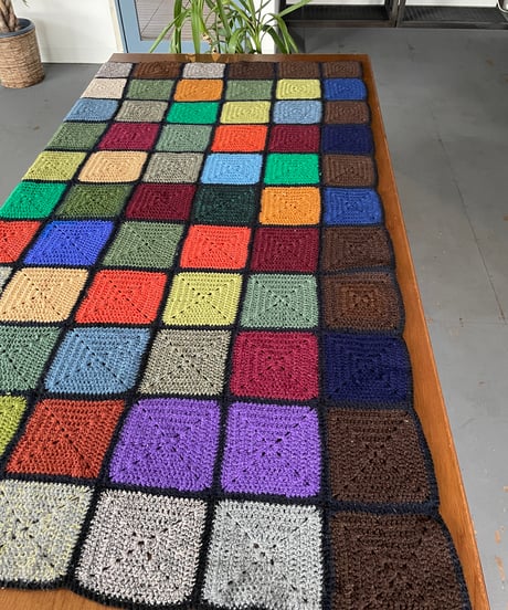 Europe crochet blanket