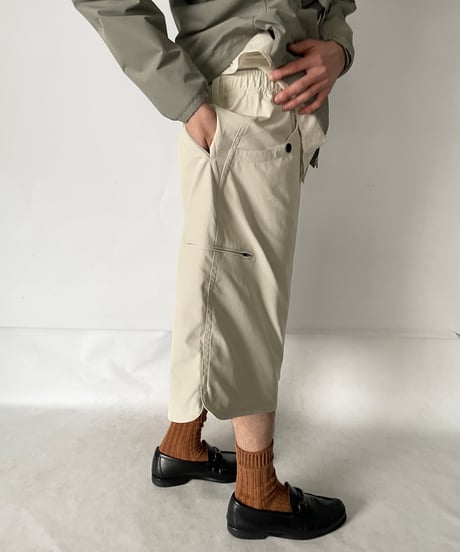 rajabrooke "CHINO STRETCH SHORTS" kinari