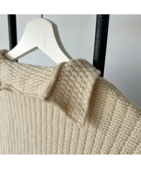 ARMANI collared knit