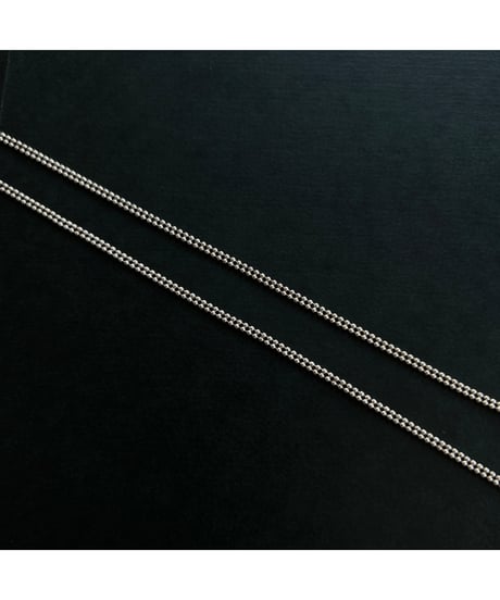 DEAD STOCK Vintage Italy 925 tiny chain Ball