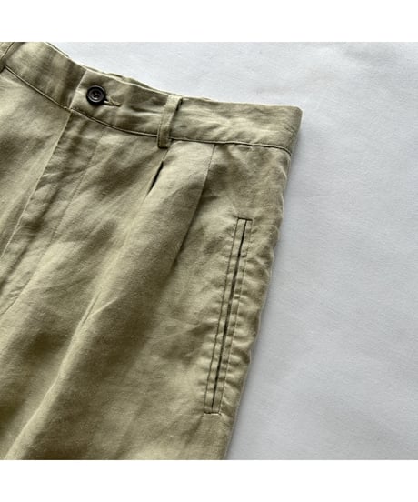 BANANA REPUBLIC LINEN Two-tuck Pants