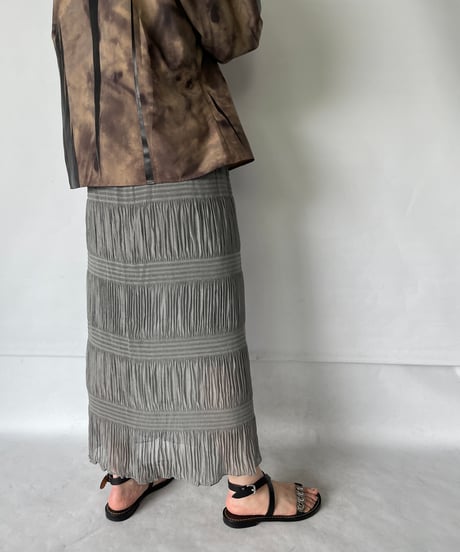 DEAD STOCK  MADE IN USA  gather skirt