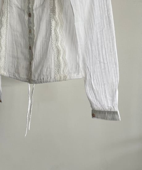 Chloe no collar shirts blouse