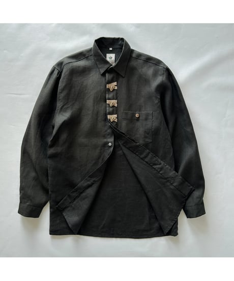 Europe Double breasted Linen Shirt