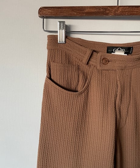 MADE IN ITALY ribbed pants