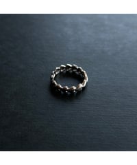 Vintage silver Many Heart ring