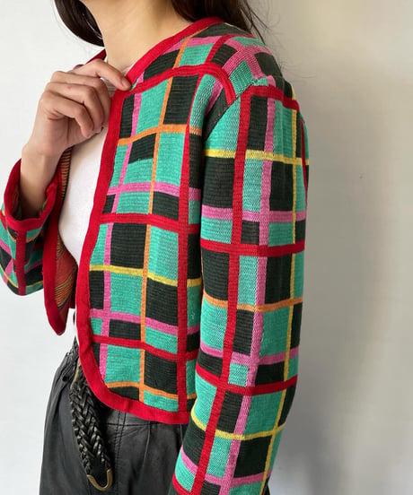 70-80s Yves Saint Laurent knit jacket