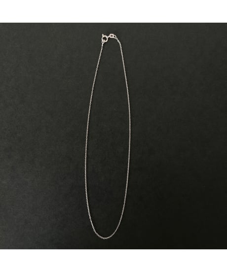 DEAD STOCK Vintage Italy 925 tiny chain necklace Azuki ⑤